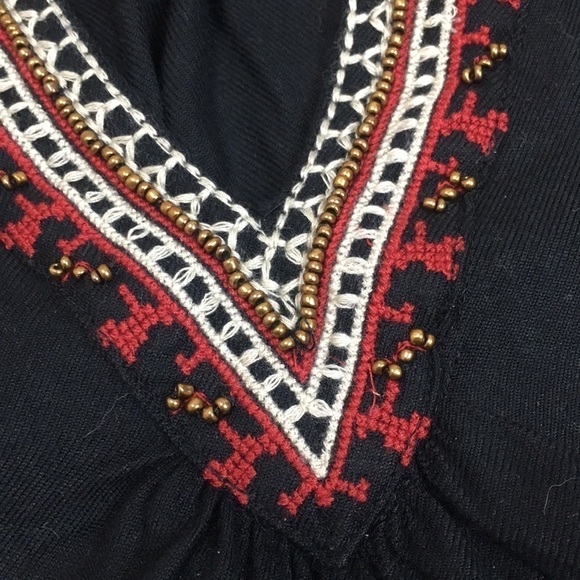 Lucky Brand Teagan Beaded Embroidered Tunic - Picture 5 of 8